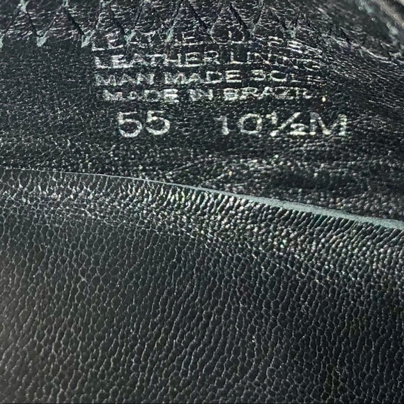 Tory Burch Travel Flat Black Leather/Silver- not Gold Tory B. emblem - Picture 7 of 14